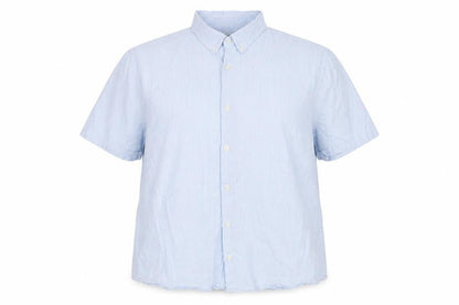 Womens UK Size 2XL Marks and Spencer Blue Basic Button-Up