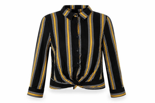 Womens UK Size 16 Select Black Basic Button-Up