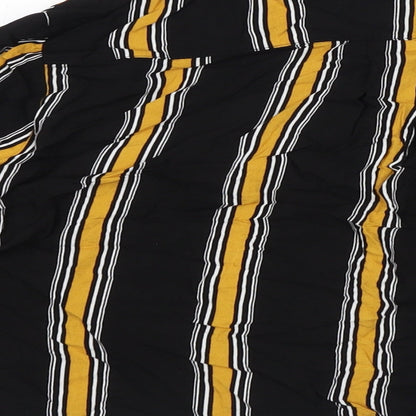 Womens UK Size 16 Select Black Basic Button-Up