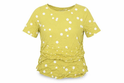 Womens UK Size 8 NEXT Yellow Basic T-Shirt