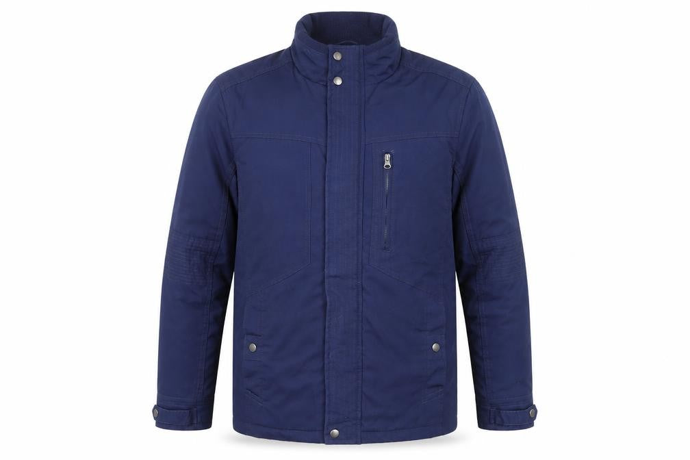 Mens UK Size S Adme Blue Windbreaker Coat