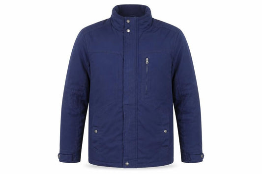 Mens UK Size S Adme Blue Windbreaker Coat