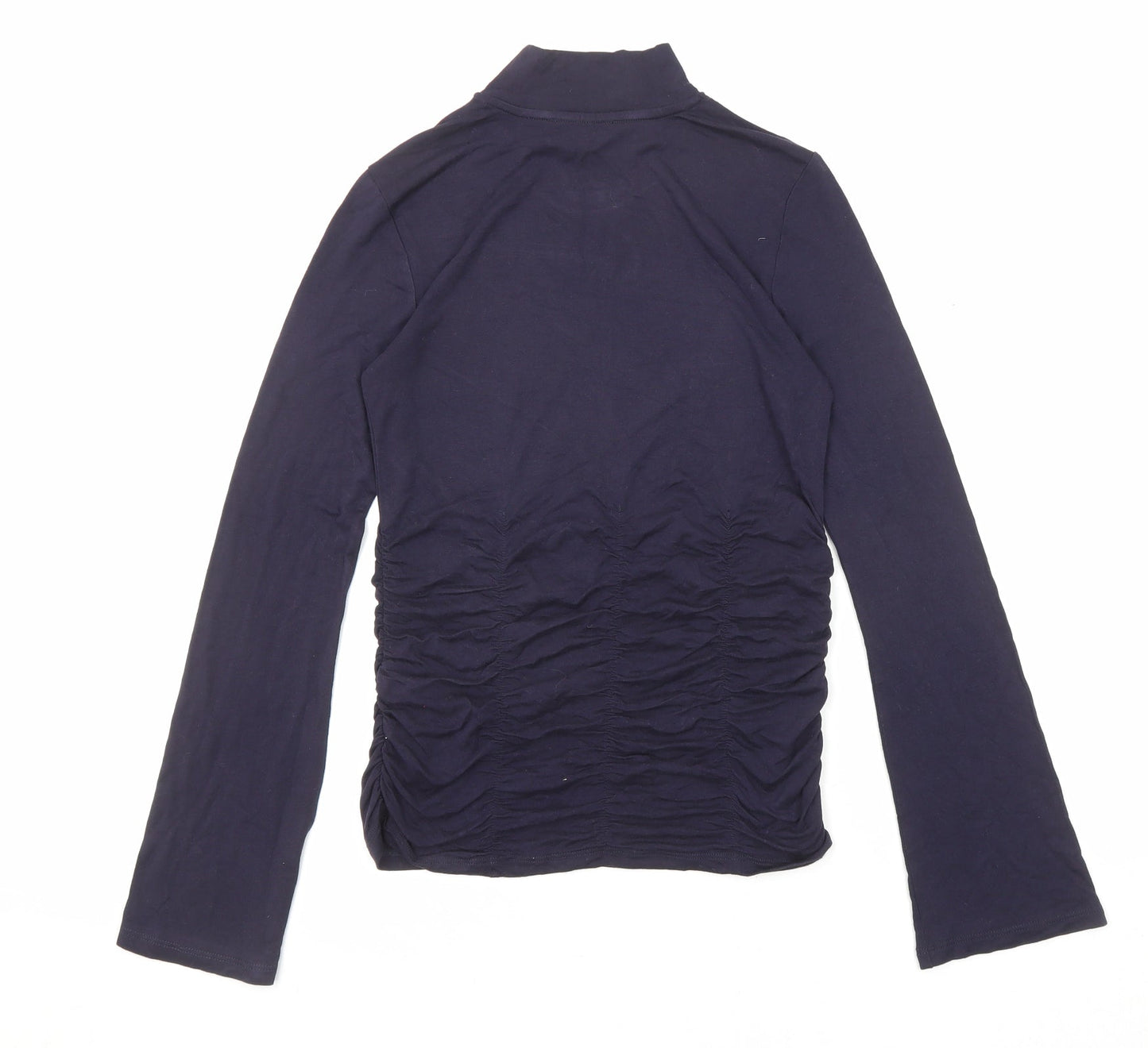 Womens UK Size 6 Marks and Spencer Blue Basic T-Shirt