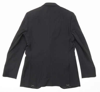 Mens UK Size 38 Marks and Spencer Regular Black Suit Jacket