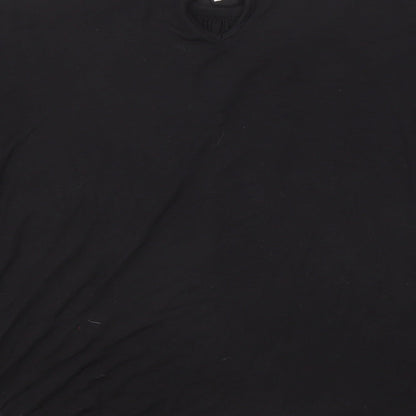 Womens UK Size XL Oasis Black Basic Blouse