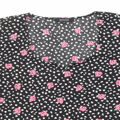 Womens UK Size 26 JD Williams Black Basic Blouse