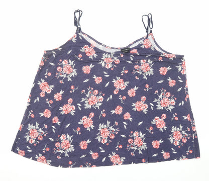 Womens UK Size 22 Torrid Blue Basic Tank