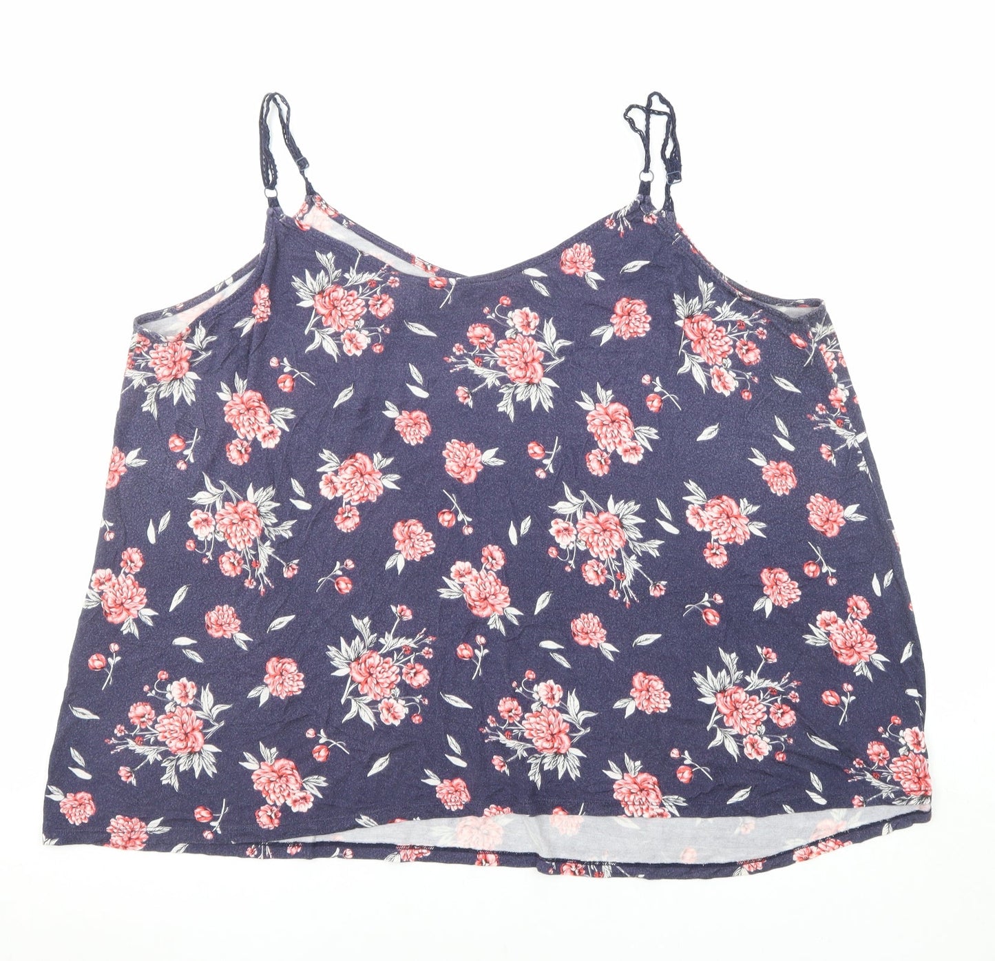 Womens UK Size 22 Torrid Blue Basic Tank