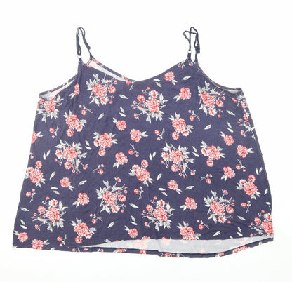 Womens UK Size 22 Torrid Blue Basic Tank