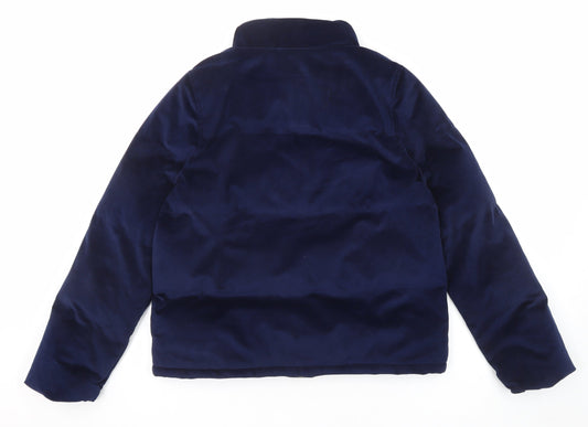 QED London Womens Blue Jacket Size 10 Zip