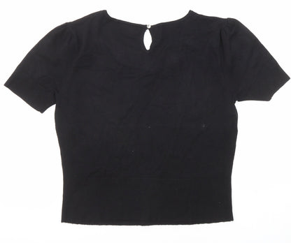 Womens UK Size 12 Phase Eight Black Pullover Jumper