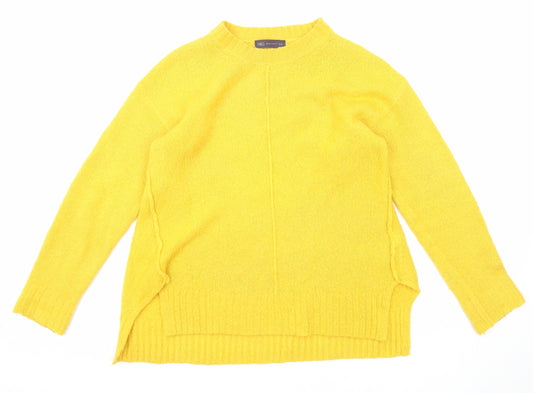 Womens UK Size S Marks and Spencer Yellow Pullover Jumper