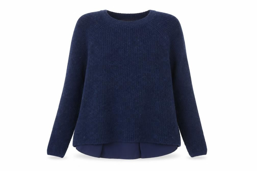 Womens UK Size 12 Marks and Spencer Blue Pullover Jumper
