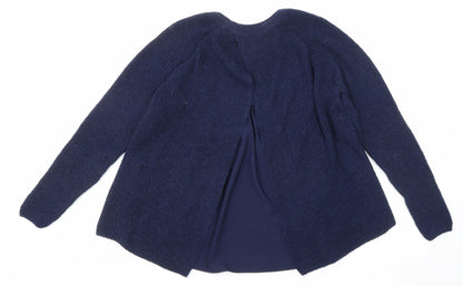 Womens UK Size 12 Marks and Spencer Blue Pullover Jumper