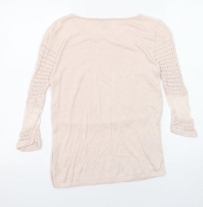 Womens UK Size 8 Warehouse Pink Pullover Jumper