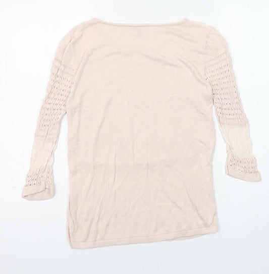 Womens UK Size 8 Warehouse Pink Pullover Jumper
