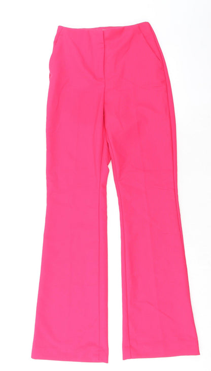 Womens UK Size 6 H&M Regular Fit  Pink Trousers