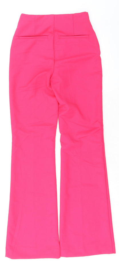 Womens UK Size 6 H&M Regular Fit  Pink Trousers