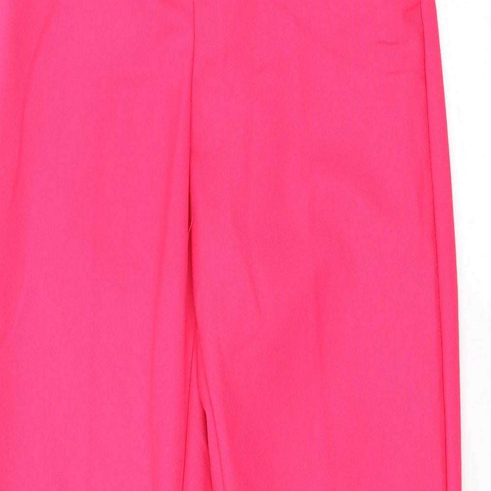 Womens UK Size 6 H&M Regular Fit  Pink Trousers