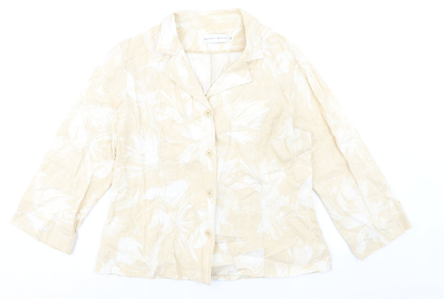 Womens UK Size 14 Mandy Marsh Beige Jacket