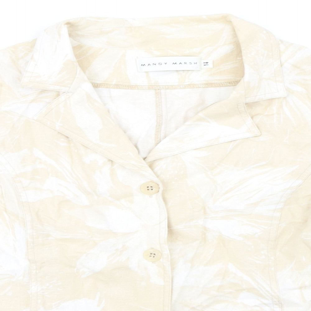 Womens UK Size 14 Mandy Marsh Beige Jacket