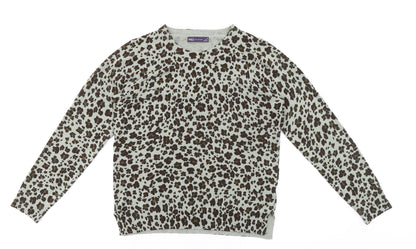 Womens UK Size 10 Marks and Spencer Grey Pullover Jumper