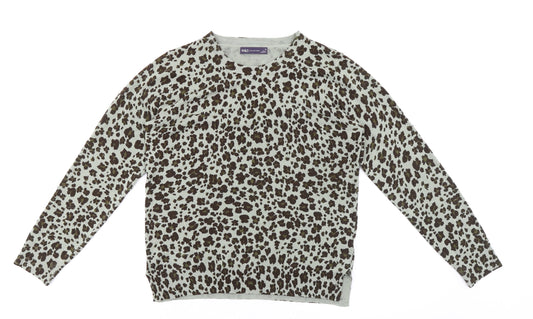 Womens UK Size 10 Marks and Spencer Grey Pullover Jumper