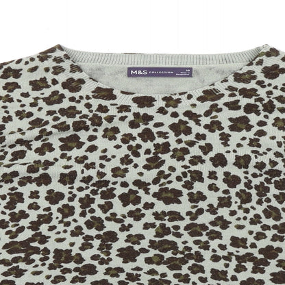 Womens UK Size 10 Marks and Spencer Grey Pullover Jumper