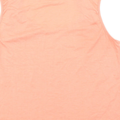 Womens UK Size L CHICME Orange Basic Tank