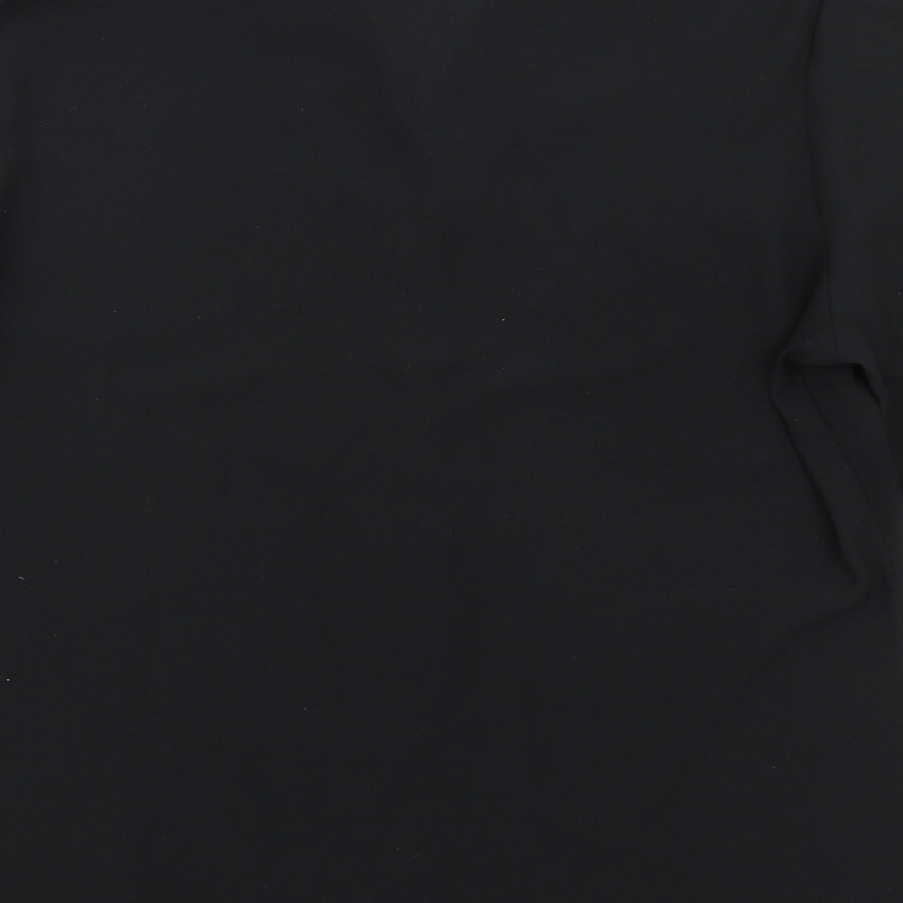 Womens UK Size 12 St Michael Black Basic Button-Up