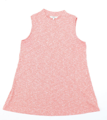 Womens UK Size 10 NEXT Orange Basic Tank