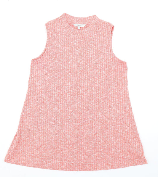 Womens UK Size 10 NEXT Orange Basic Tank