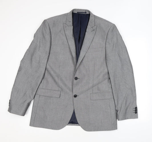 Mens UK Size 40 NEXT Regular Grey Suit Jacket