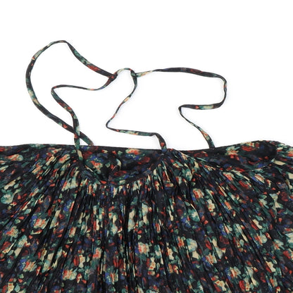 Kimchi Blue Womens Black Floral Polyester Basic Tank Size M Halter