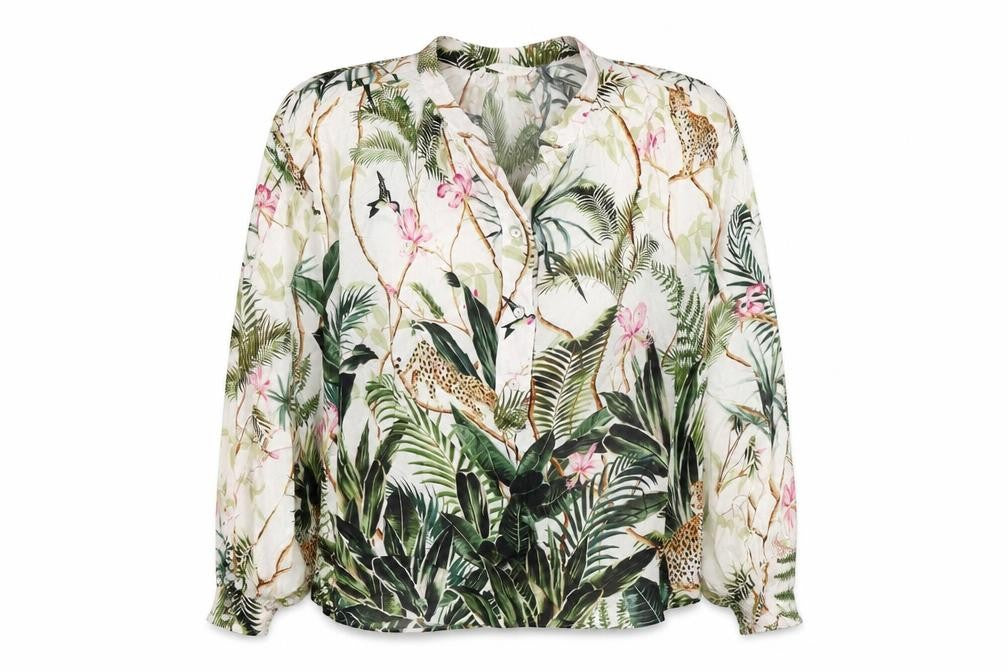 Womens UK Size 4 H&M White Basic Button-Up