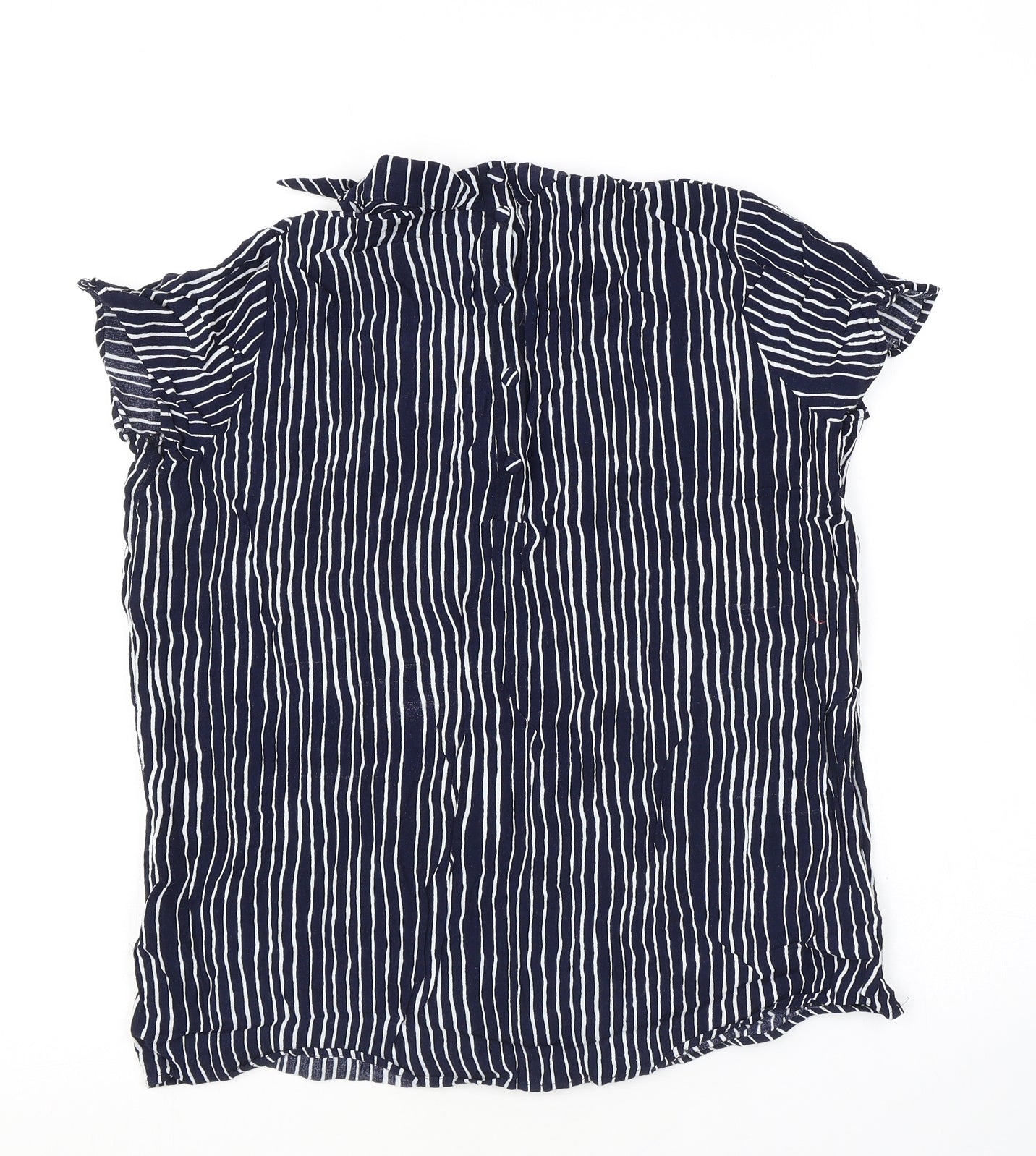 Womens UK Size 12 NEXT Blue Basic Blouse