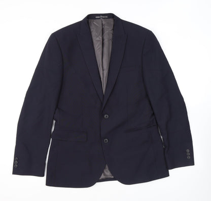 Mens UK Size 40 NEXT Regular Blue Suit Jacket