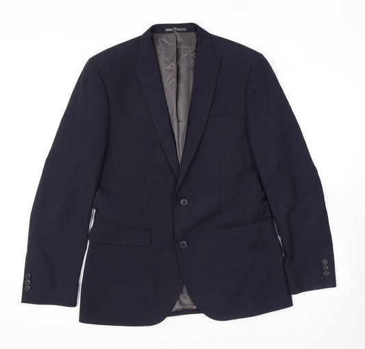 Mens UK Size 40 NEXT Regular Blue Suit Jacket