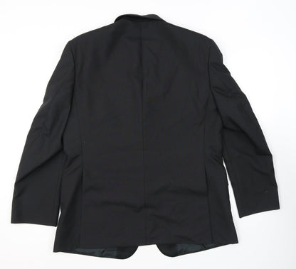 Mens UK Size 44 Executex Regular Black Suit Tuxedo