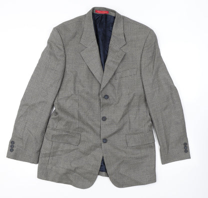 Mens UK Size 38 Debenham & Freebody Regular Brown Suit Jacket
