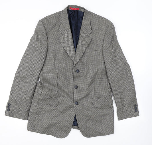 Mens UK Size 38 Debenham & Freebody Regular Brown Suit Jacket