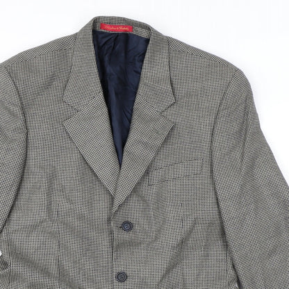 Mens UK Size 38 Debenham & Freebody Regular Brown Suit Jacket