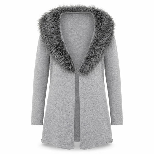 Womens UK Size 16 Nightingales Grey Cardigan Jumper