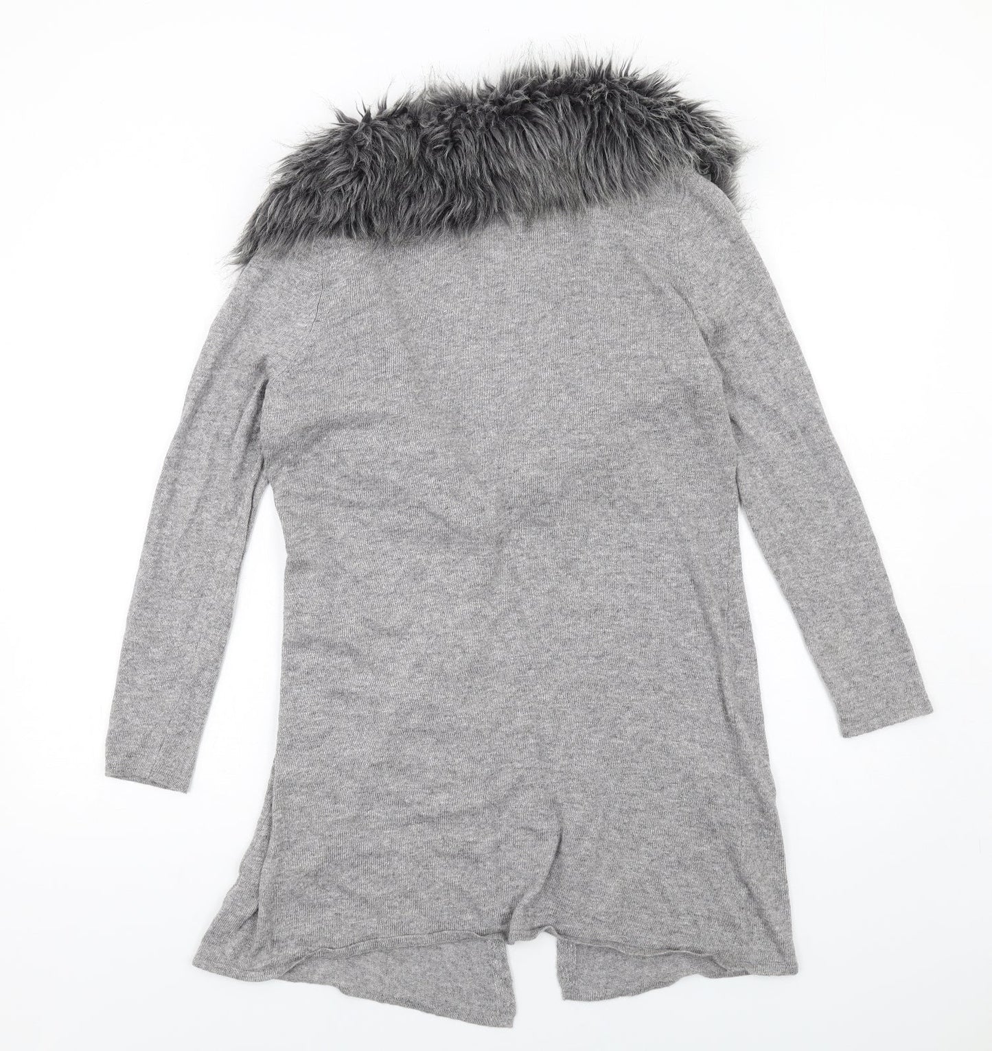 Womens UK Size 16 Nightingales Grey Cardigan Jumper