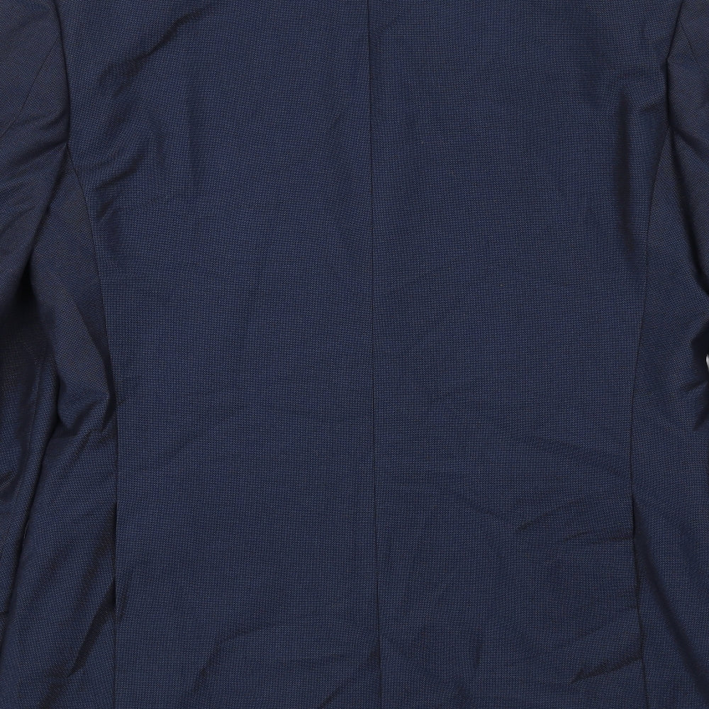 Mens UK Size 40 Burton Regular Blue Suit Jacket