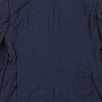 Mens UK Size 40 Burton Regular Blue Suit Jacket