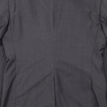 Autograph Mens Grey Wool Jacket Suit Jacket Size 38 Regular
