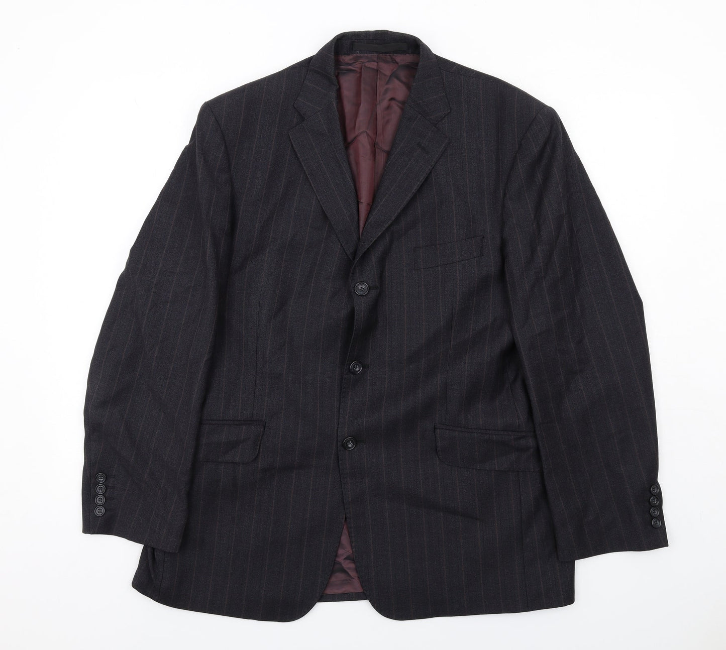 Mens UK Size 40 Marks and Spencer Regular Blue Suit Jacket
