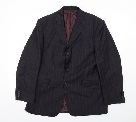 Mens UK Size 40 Marks and Spencer Regular Blue Suit Jacket