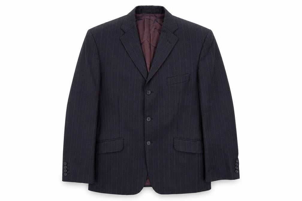 Mens UK Size 40 Marks and Spencer Regular Blue Suit Jacket